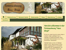 Tablet Screenshot of ferienwohnung-haus-birgit-hainsfarth.de